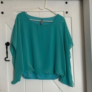 Elegant Teal Women's Top